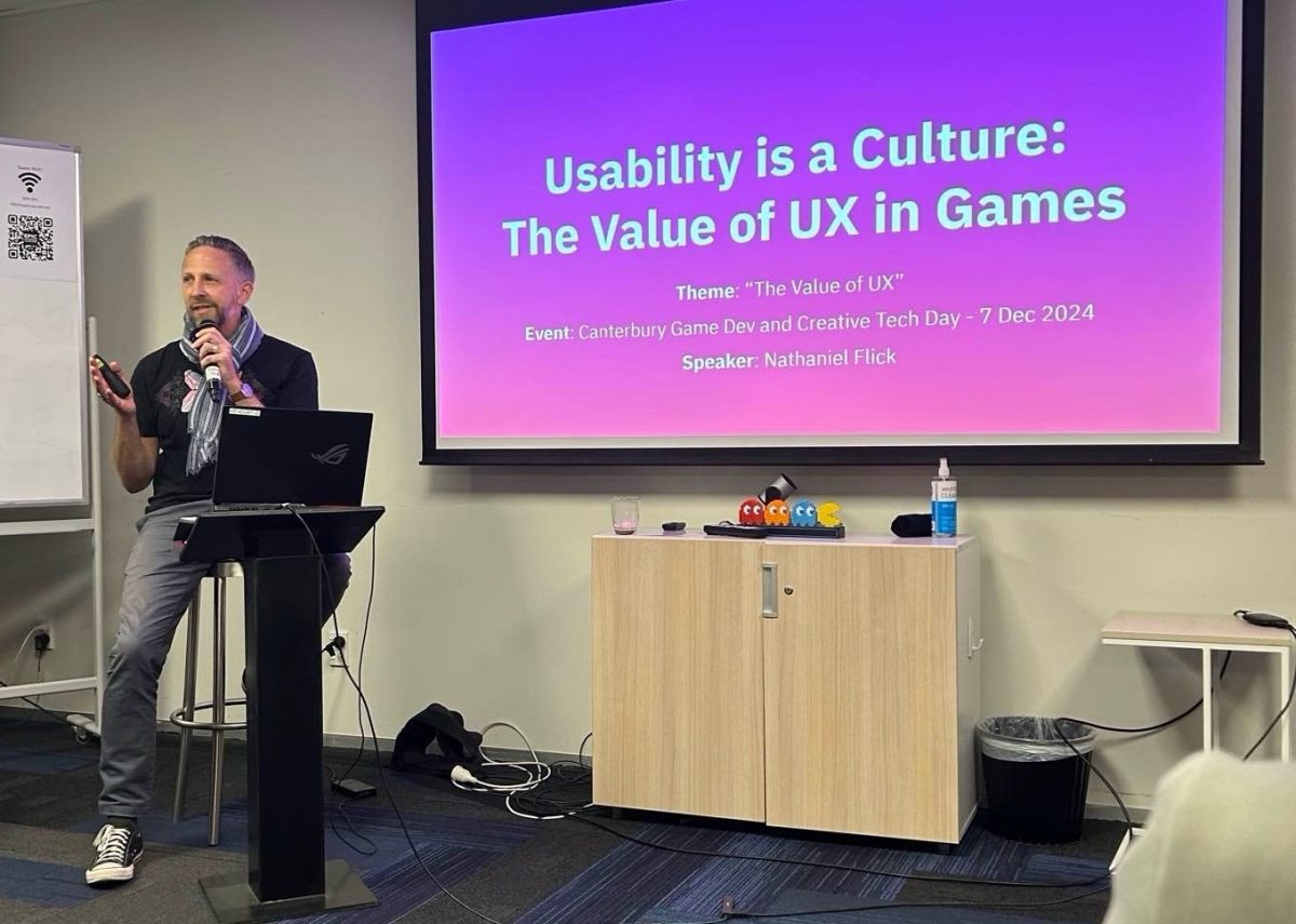 Me speaking about usability is a culture: The value of UX in games.