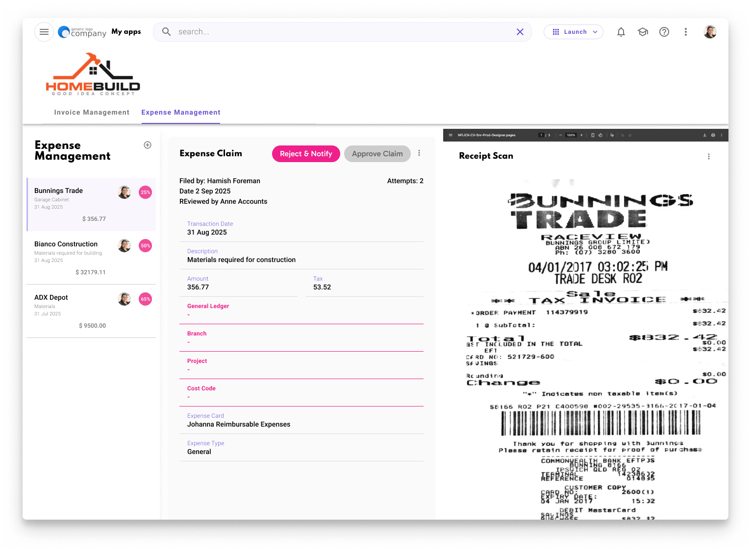 Expense Claims Redesign: Create Efficiency through Simplicity