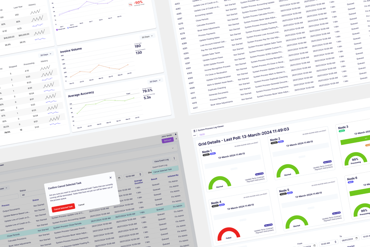 System Process Viewer: Backend Monitoring for Invoice OCR Scanning App